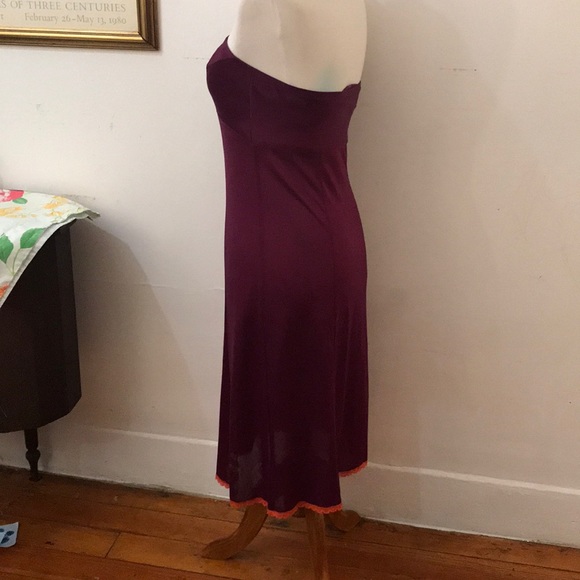 Sexy silky Raspberry Plum slip dress - Picture 2 of 3
